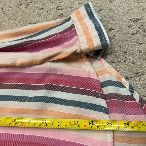 Beachlunchlounge XS striped blouse EUC - Picture 9 of 10